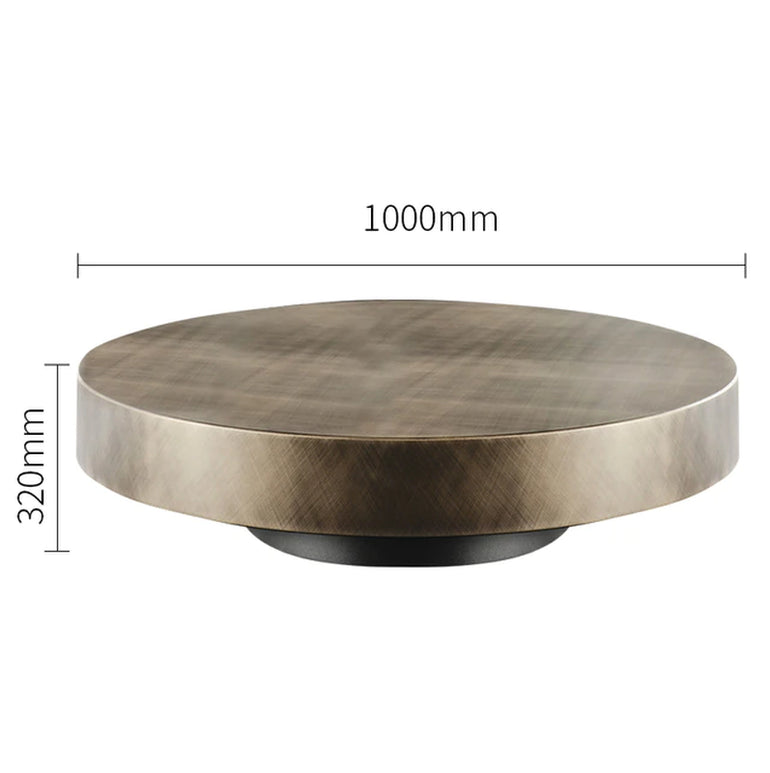 Italian Design Modern Swivel Coffee Table Set round Tempered Glass Side Table for Living Room Furniture Ships to sweden Ship to all regions