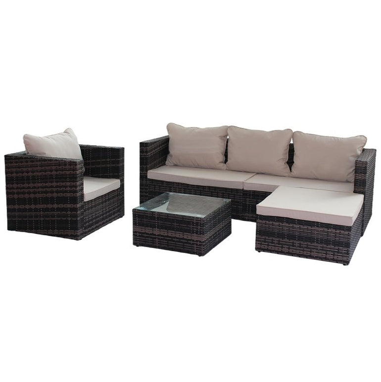 8-Piece Patio Furniture Set: All-Weather Wicker, Different Colors