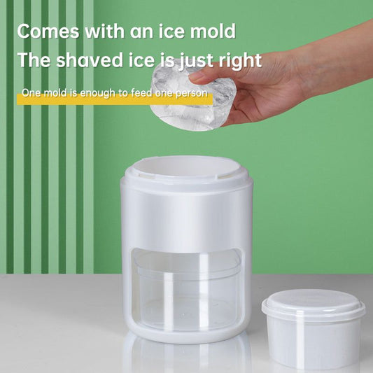 Compact Manual Ice Breaker: Effortless Shaved Ice Maker for Continuous Ice Making
