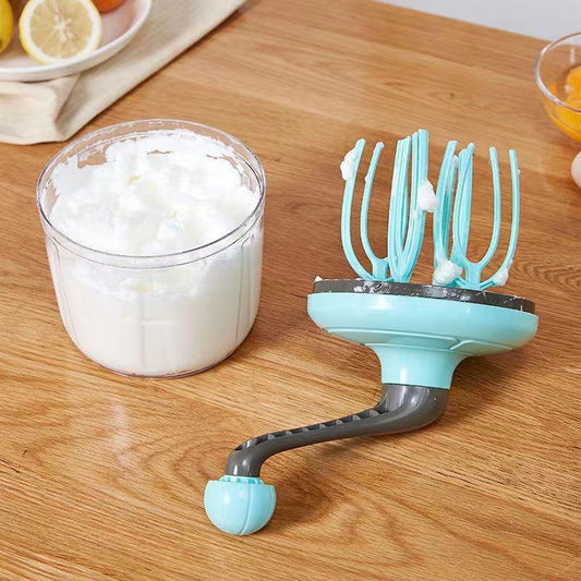 Semi-Automatic Hand Operated Egg Beater